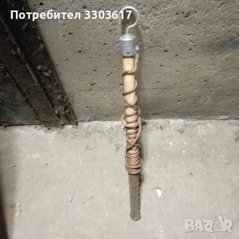 Високоволтова заземителна щанга