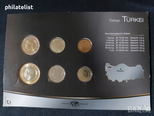 Комплектен сет - Турция 2009-2010 , 6 монети, снимка 2 - Нумизматика и бонистика - 44533933