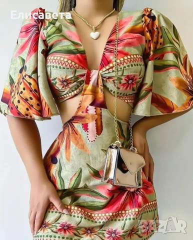 Дамска модерна рокля , снимка 1