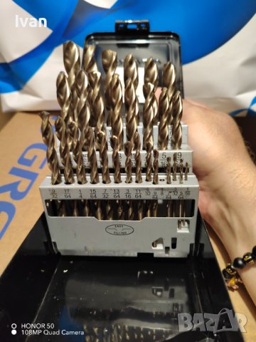 Snap on кобалтови свредла сет 29бр има липсващи, снимка 4 - Други инструменти - 41691769