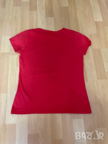 Червена тениска Мики Маус, снимка 3 - Тениски - 42067373