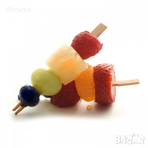 2524 Парти бамбукови вилички за хапки, снимка 7 - Прибори за хранене, готвене и сервиране - 35748438