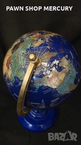 Продавам красив глобус  Lapis Lazuli gemstone , снимка 9 - Други ценни предмети - 53296223