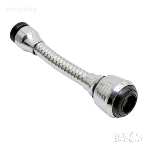 Накрайник за чешма с гъвкава структура Turbo Flex 360, снимка 2 - Други стоки за дома - 53833146