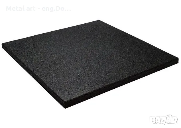 Двуслойна гумена настилка