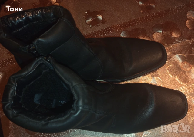 Нови Мъжки Зимни Боти Изцяло от Естествена Кожа 43, снимка 3 - Мъжки боти - 53624867