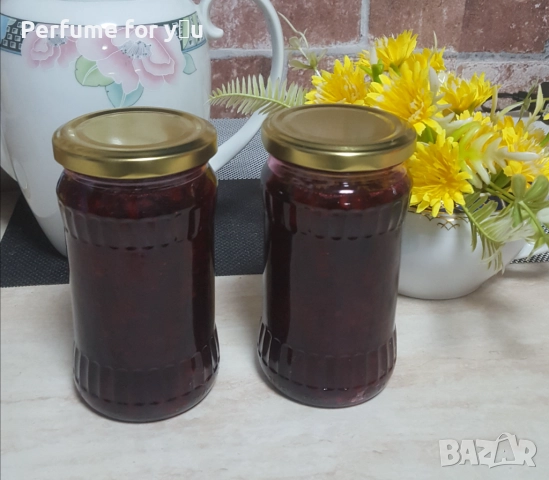 Домашно сладко от червени горски боровинки  , снимка 3 - Домашни продукти - 52527687