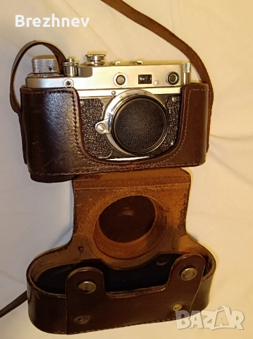 Съветски фотоапарат Зоркий С 1956г., снимка 4 - Фотоапарати - 52681860
