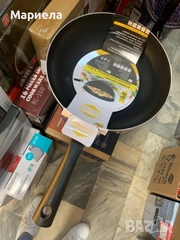 Нов Уок Тиган 28см. / Индукционен, снимка 2 - Съдове за готвене - 52117287