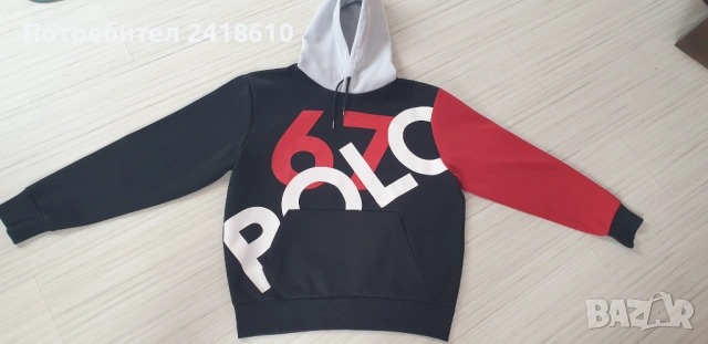 POLO Ralph Lauren Double Knit Tech Hoodie Performance Mens Size M / L  ОРИГИНАЛ! Мъжко Горнище !, снимка 2 - Спортни дрехи, екипи - 53414288