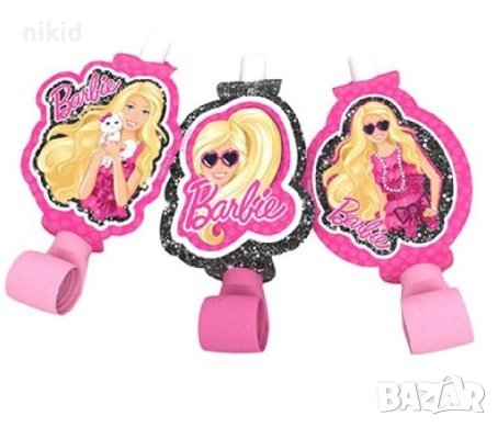 Барби  Barbie Свирка свирки за детско парти рожден ден, снимка 2 - Други - 41404732
