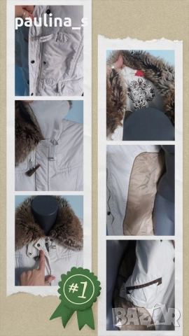 Два броя / Топла парка тип шуба , снимка 12 - Палта, манта - 43668562