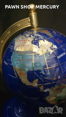 Продавам красив глобус  Lapis Lazuli gemstone , снимка 5 - Други ценни предмети - 53296223