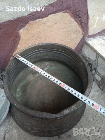 медни котли и тава , снимка 10 - Антикварни и старинни предмети - 52865698