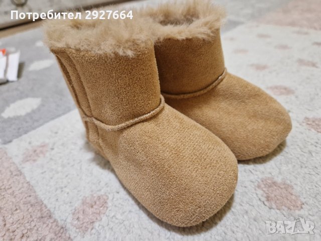 Буйки ботушки - тип UGGs  - 6-12 месеца, снимка 2 - Бебешки обувки - 42194871