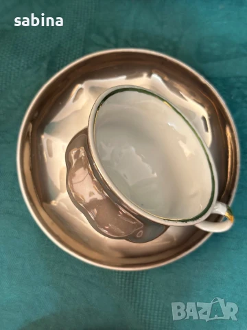 Руски порцелан-сервиз за кафе, снимка 10 - Сервизи - 50717331