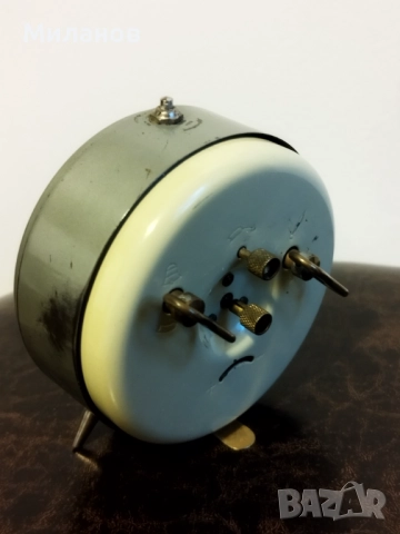 Стар механичен будилник, настолен часовникн часовник, снимка 5 - Антикварни и старинни предмети - 51993957