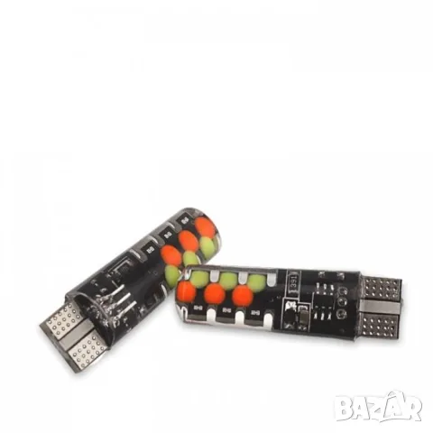 LED крушки T10 12V 2 броя с бяла светлина, снимка 4 - Аксесоари и консумативи - 55865102