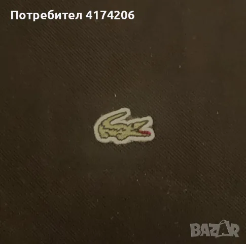 LACOSTE Мъжка Черна Тениска с Яка / Размер L / Идеална за Летни Вечери, снимка 4 - Тениски - 55971275