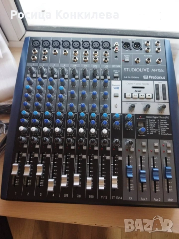 Пулт PreSonus StudioLive AR12c, снимка 4 - Ресийвъри, усилватели, смесителни пултове - 53032185