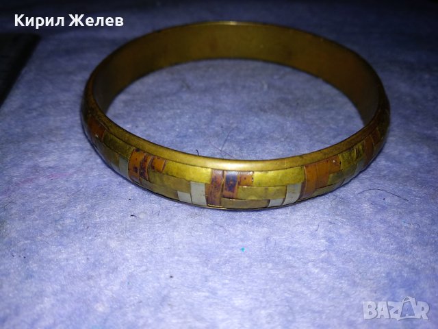 ИНДОПЕРСИЙСКА ТРАДИЦИОННА ГРИВНА МЕД и БРОНЗ МАЙСТОРСКА РЪЧНА БИЖУТЕРСКА ИЗРАБОТКА 38010, снимка 7 - Антикварни и старинни предмети - 40856240