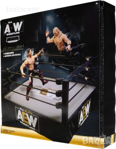 Ринг за играчки AEW All Elite Wrestling Jazwares Wrestling ring кеч игра, снимка 6 - Други игри - 48170757