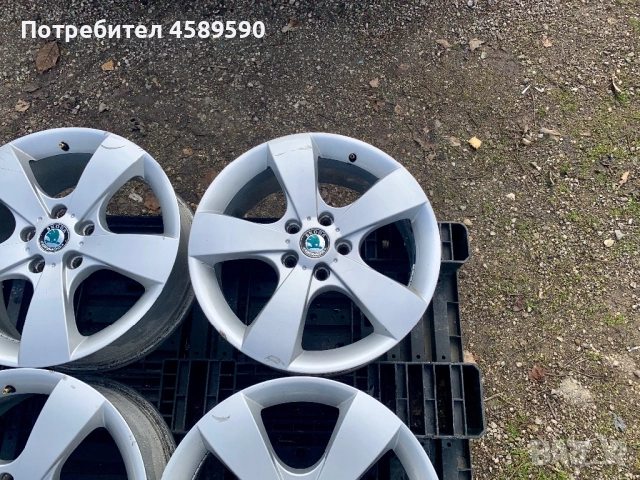 4бр.Алуминиеви джанти 17цола 5x112 за Skoda Octavia,Vw Caddy,Golf,Audi A3,Seat Leon, снимка 10 - Гуми и джанти - 52643812