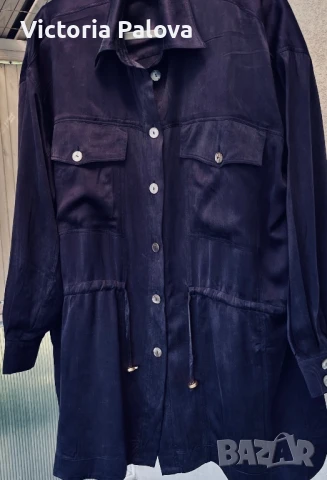 LUXURY лятно копринено яке/риза LAURÈL ( ESKADA), снимка 4 - Ризи - 51205837