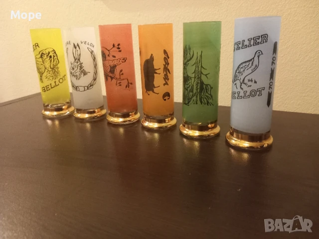 Стъклени ловни чаши патрон, снимка 3 - Чаши - 50813277