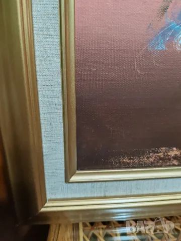 Картина-Маслени бои върху платно с принт на оригинала., снимка 6 - Картини - 48816450