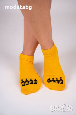 ЧОРАПИ ТЕРЛИК С НАДПИС ВРЕМЕ ЗА БИРА ДАМСКИ/МЪЖКИ, снимка 3 - Мъжки чорапи - 40859640