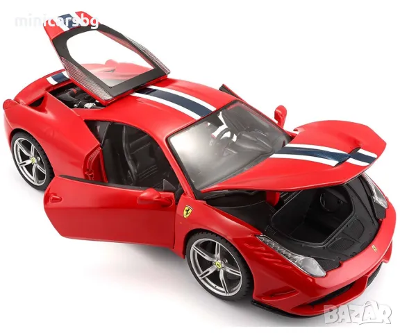 1:18 Метални колички: Ferrari 458 Speciale - Bburago
