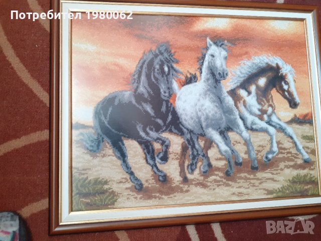 Гоблен Прерийни коне