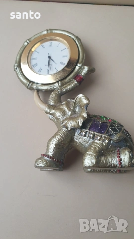 Бронзово слонче часовник., снимка 4 - Колекции - 53328863