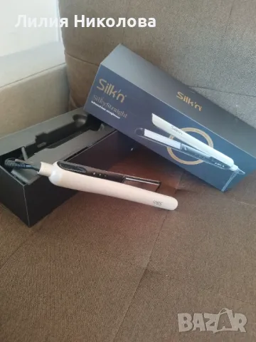 !!!Ново!!! SILK'N SilkyStraight инфраред преса за изправяне, снимка 6 - Преси за коса - 48859825