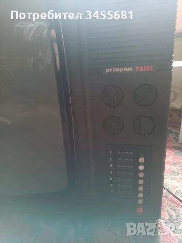 Стар голям телевизор респром Н6101, снимка 3 - Антикварни и старинни предмети - 53257287