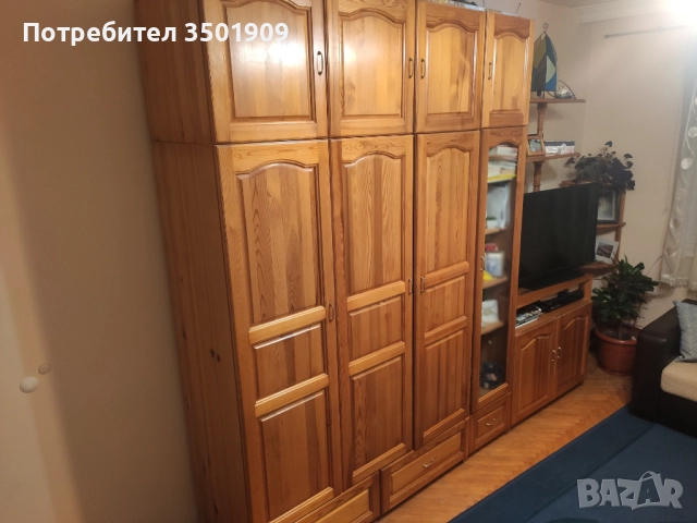 Холна секция - гардероб + ТВ шкаф