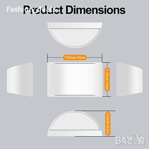 Нови 2 броя LED светлина лампа за стена 12W 3000K Топло бяла Дом Дневна Коридор , снимка 4 - Лед осветление - 41756116