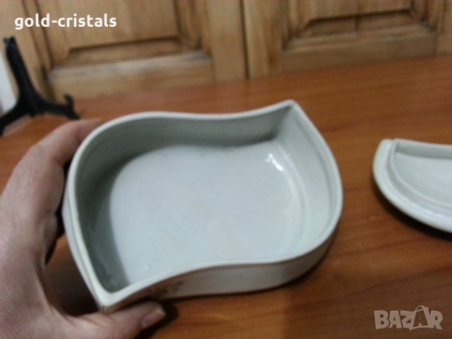 Стар български порцелан кутия, снимка 6 - Антикварни и старинни предмети - 36006585