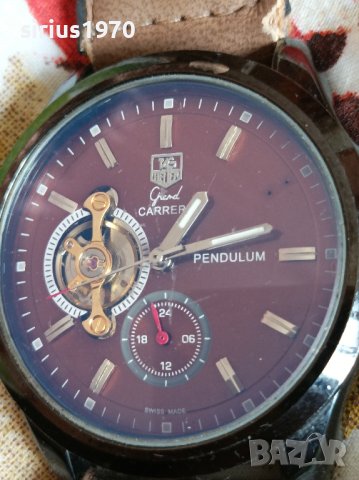 швейцарски. автоматичен часовник tag heuer grand carrier, снимка 5 - Мъжки - 42493913