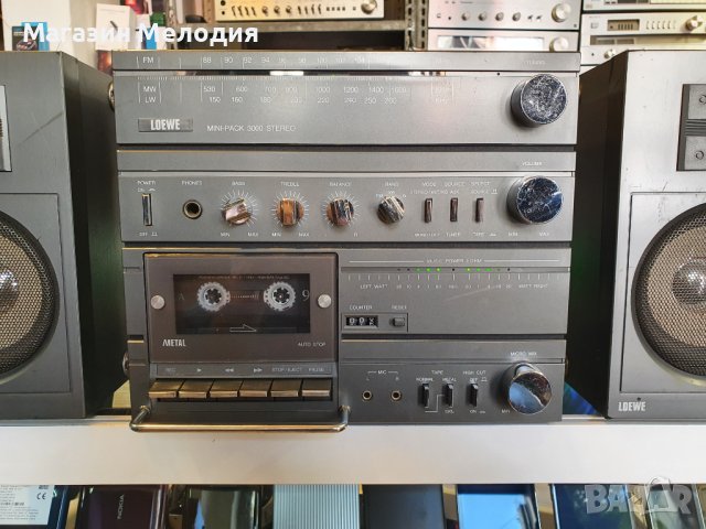 Радиокасетофон LOEWE Mini-Pack 3000 Stereo В отлично техническо и визуално състояние., снимка 5 - Радиокасетофони, транзистори - 41042811