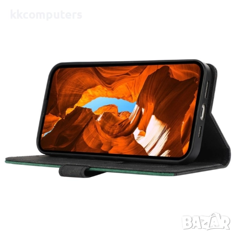 OnePlus Nord 5 / Ace 5 Ultra 5G Кожен флип калъф с портфейл + Протектор | RFID защита| Цвят: Черен, , снимка 8 - Калъфи, кейсове - 51929629