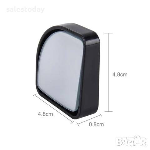 Допълнително огледало за кола, Огледало за мъртва точка, кръгло,2 бр, снимка 3 - Аксесоари и консумативи - 36419747