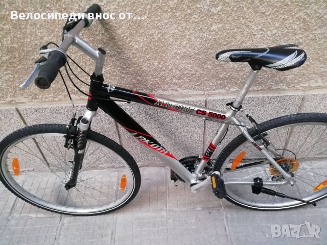 Алуминиев велосипед 28 цола 21 скорости shimano преден амортисьор много запазено технически ок , снимка 5 - Велосипеди - 41638751
