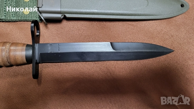Щик, нож САЩ, Америка М4 за М1 карабина, снимка 4 - Антикварни и старинни предмети - 52998210