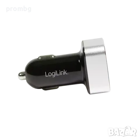3хUSB зарядно за автомобил, дисплей, 15.5 W, LogiLink Германия, снимка 3 - Аксесоари и консумативи - 41689792