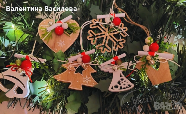 Ръчно изработени коледни късмети, снимка 6 - Други - 52182635