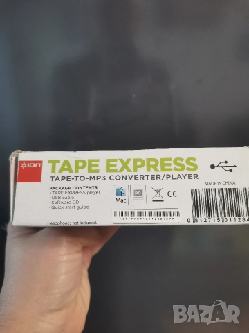 Walkman конвертор на аналогов към цифров аудиозапис ION TAPE EXPRESS TAPE-TO-MP3-CONVERTER/PLAYER, снимка 6 - MP3 и MP4 плеъри - 52595983