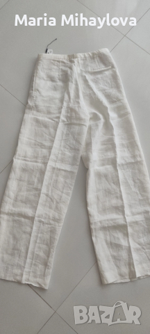 Massimo Dutti ленен панталон, снимка 2 - Панталони - 52287912