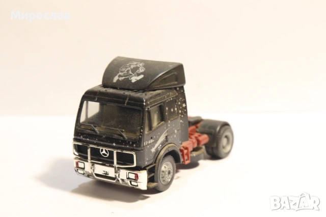 HERPA H0 1/87 MERCEDES ВЛЕКАЧ КАМИОН МОДЕЛ КОЛИЧКА, снимка 2 - Колекции - 53335108
